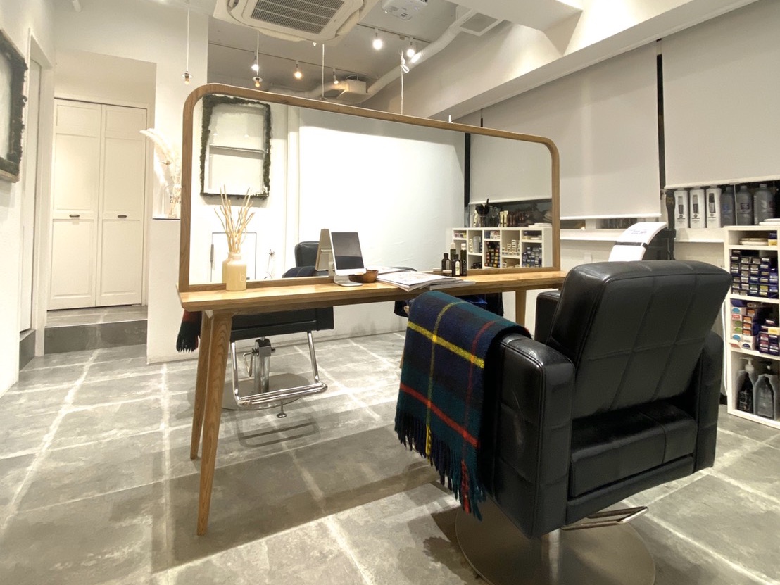hair salon セット面 | BUTLER furniture & craft